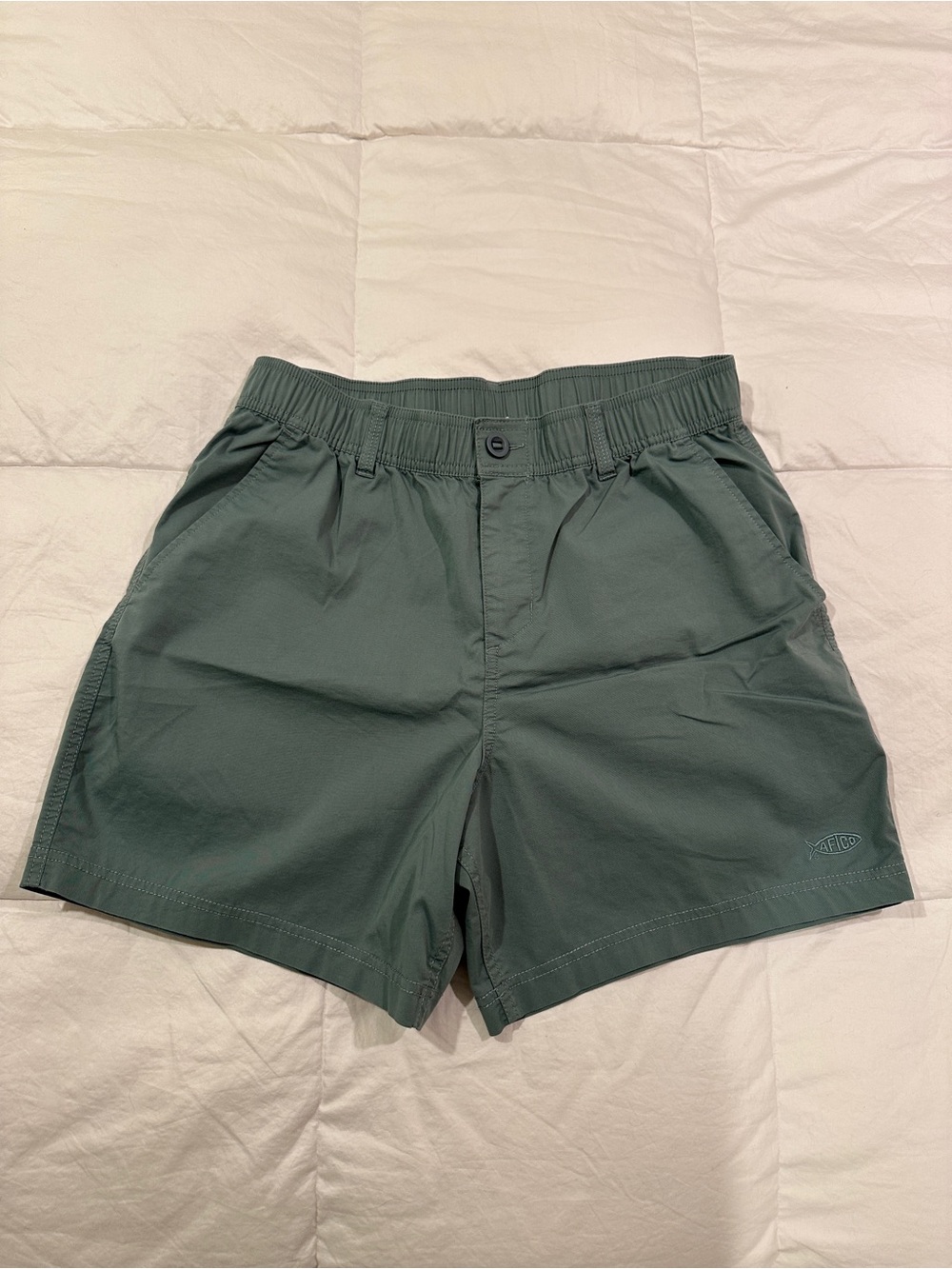 AFTCO Olive Green Men's Hybrid Shorts